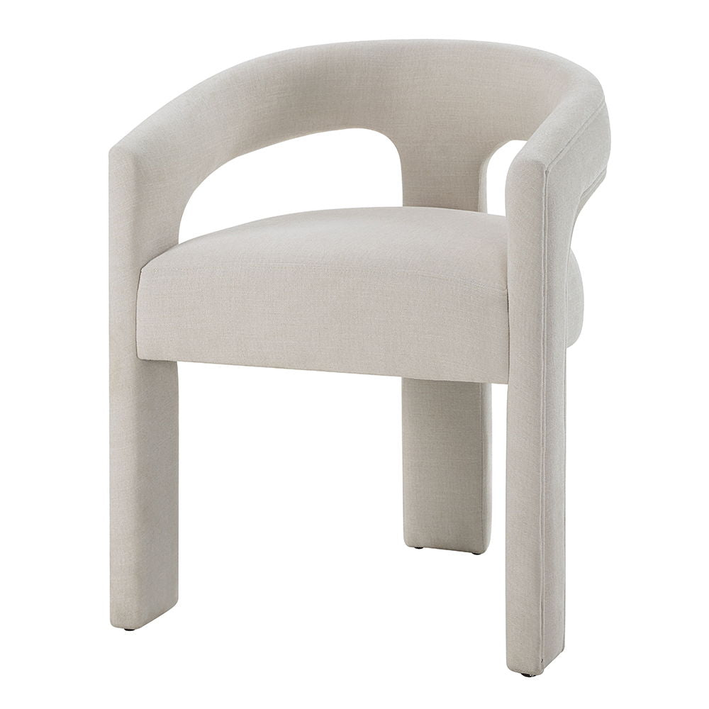 Gamarya - Side Chair (Set of 2) - White Chenille