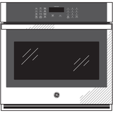 GE(R) 27" Smart Built-In Single Wall Oven - (JKS3000DNWW)