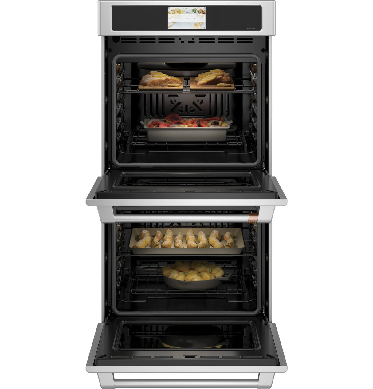 Caf(eback)(TM) 27" Smart Double Wall Oven with Convection - (CKD70DP2NS1)