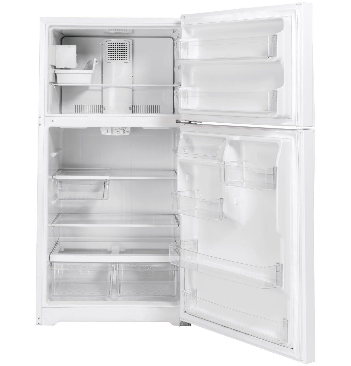 GE(R) ENERGY STAR(R) 21.9 Cu. Ft. Top-Freezer Refrigerator - (GIE22JTNRWW)