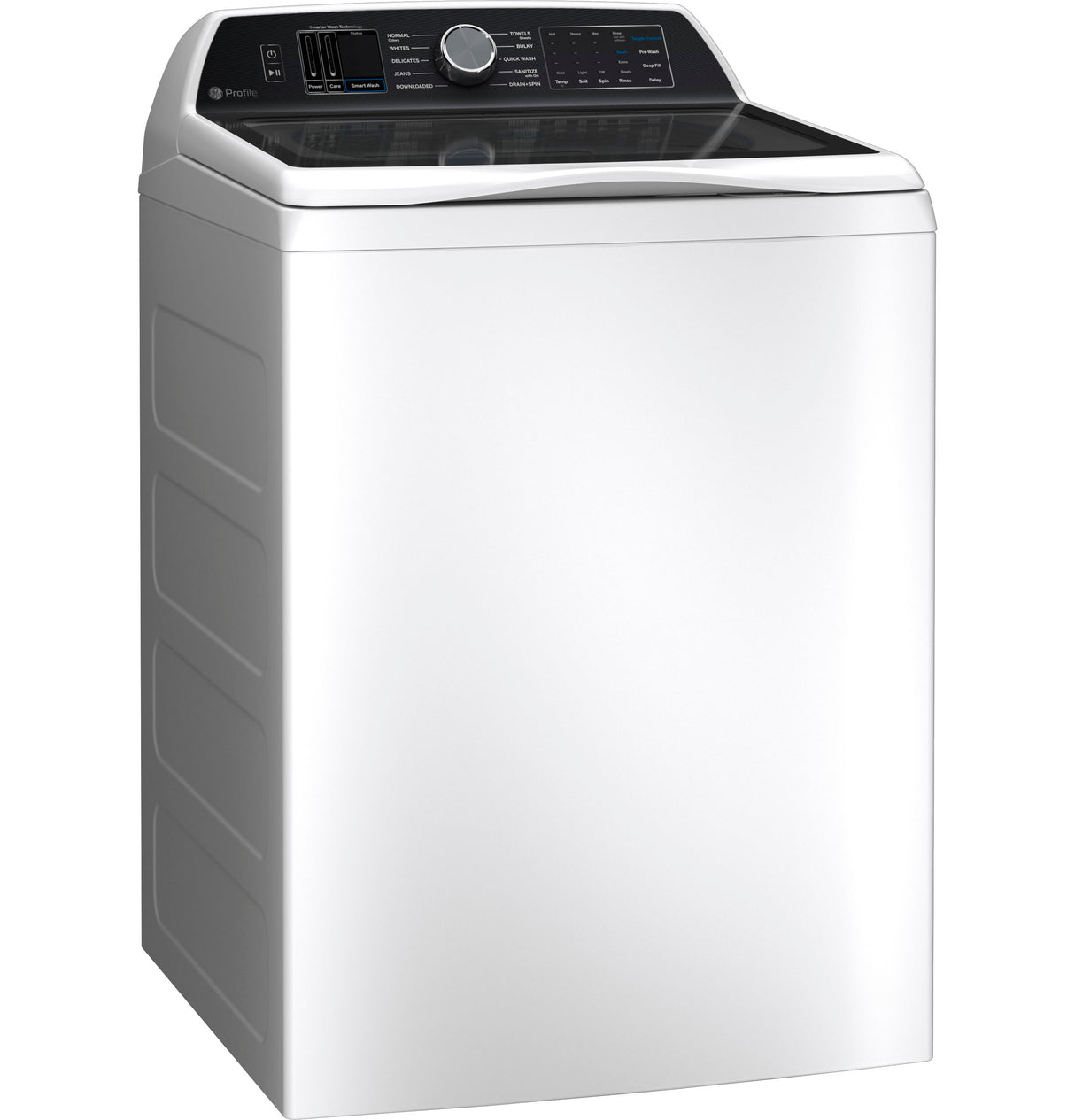 GE Profile(TM) ENERGY STAR(R) 5.3 cu. ft. Capacity Washer with Smarter Wash Technology and FlexDispense(TM) - (PTW705BSTWS)