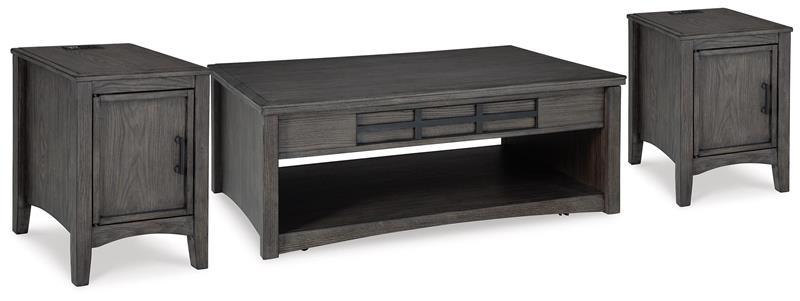 Coffee Table With 2 End Tables - (PKG015855)