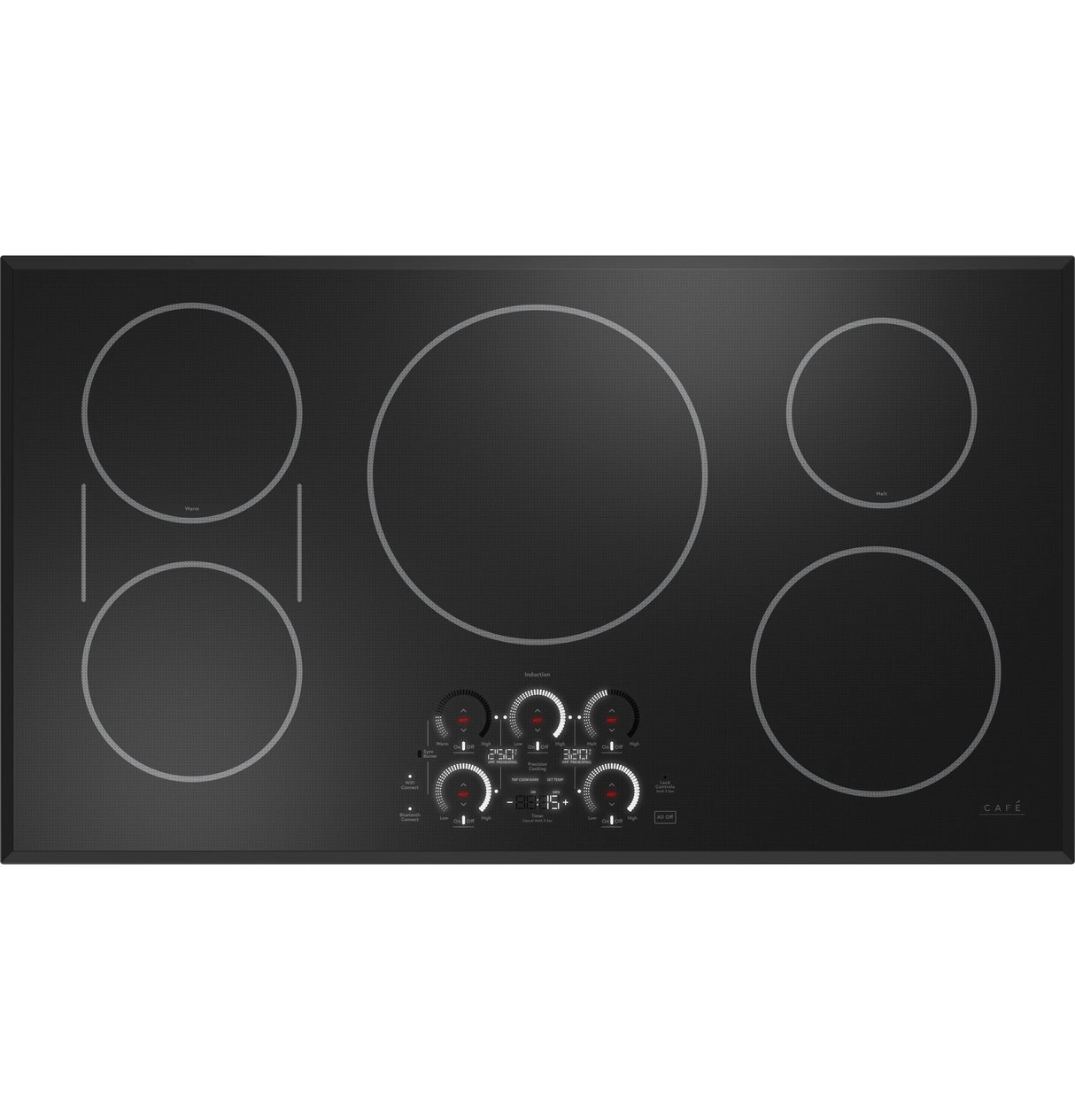 Caf(eback)(TM) Series 36" Built-In Touch Control Induction Cooktop - (CHP90361TBB)