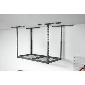 Overhead GearLoft Storage Rack 2 x 4 - Hammered Granite