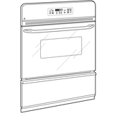 GE(R) 24" Built-In Gas Oven - (JGRP20WEJWW)