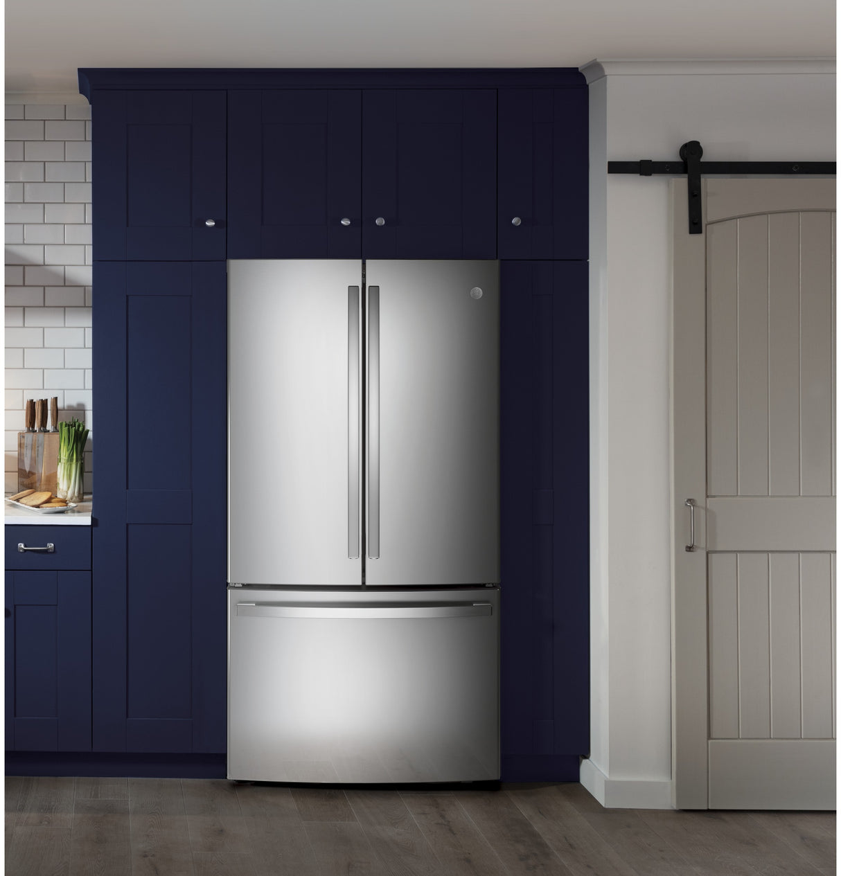 GE(R) ENERGY STAR(R) 28.7 Cu. Ft. Fingerprint Resistant French-Door Refrigerator - (GNE29GYNFS)
