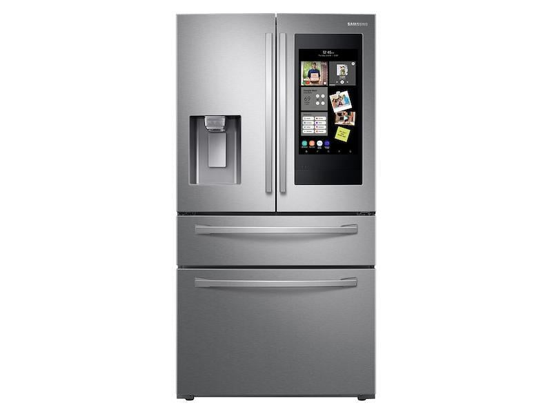 28 cu. ft. 4-Door French Door Refrigerator with 21.5" Touch Screen Family Hub(TM) in Stainless Steel - (RF28R7551SR)