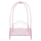 Massi - Twin Canopy Bed - Powder Pink