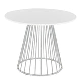 Canary - Cosmo Dining Table - Silver Base