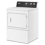 Commercial-Grade Residential Gas Dryer - 74 Cubic Feet - White