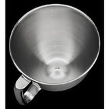 3.5 Quart Polished Stainless Steel Bowl With Handle