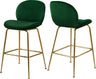 Paris - Stool with Gold Legs (Set of 2)