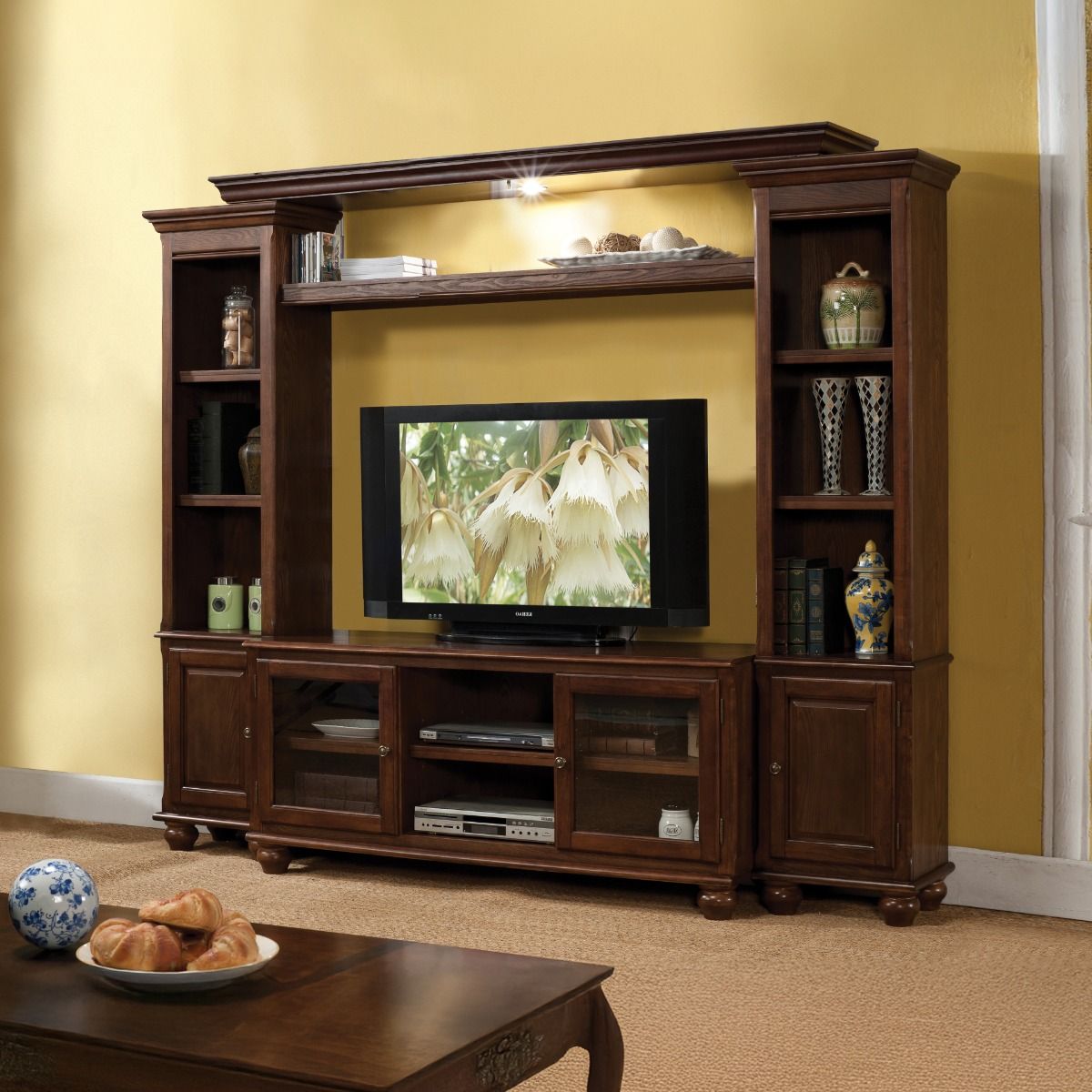 Dita - Entertainment Center - Walnut