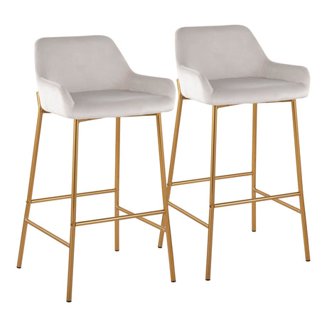 Daniella - Fixed-Height Bar Stool Set