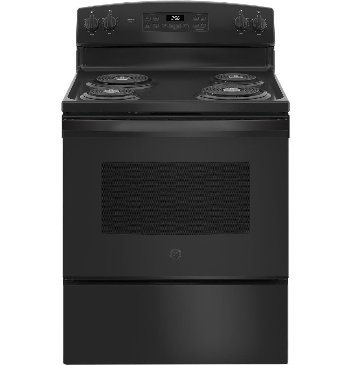 GE(R) 30" Free-Standing Self-Clean Electric Range - (JB256DMBB)