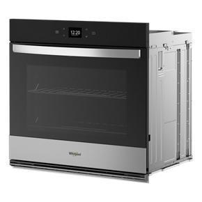 43 Cubic Feet Single Wall Oven With Air Fry When Connected - Gray