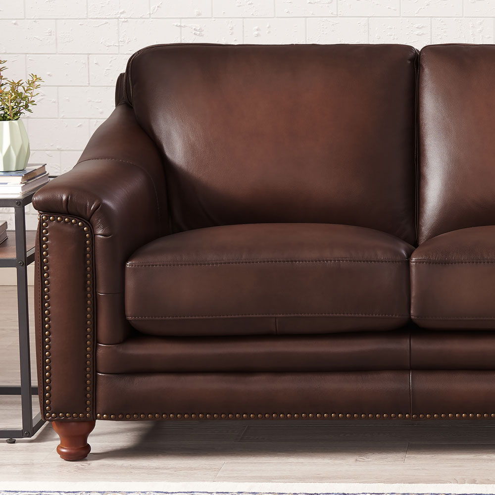 Belfast - Top Grain Leather Loveseat