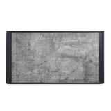 Raziela - Concrete Coffee Table - Black / Gray