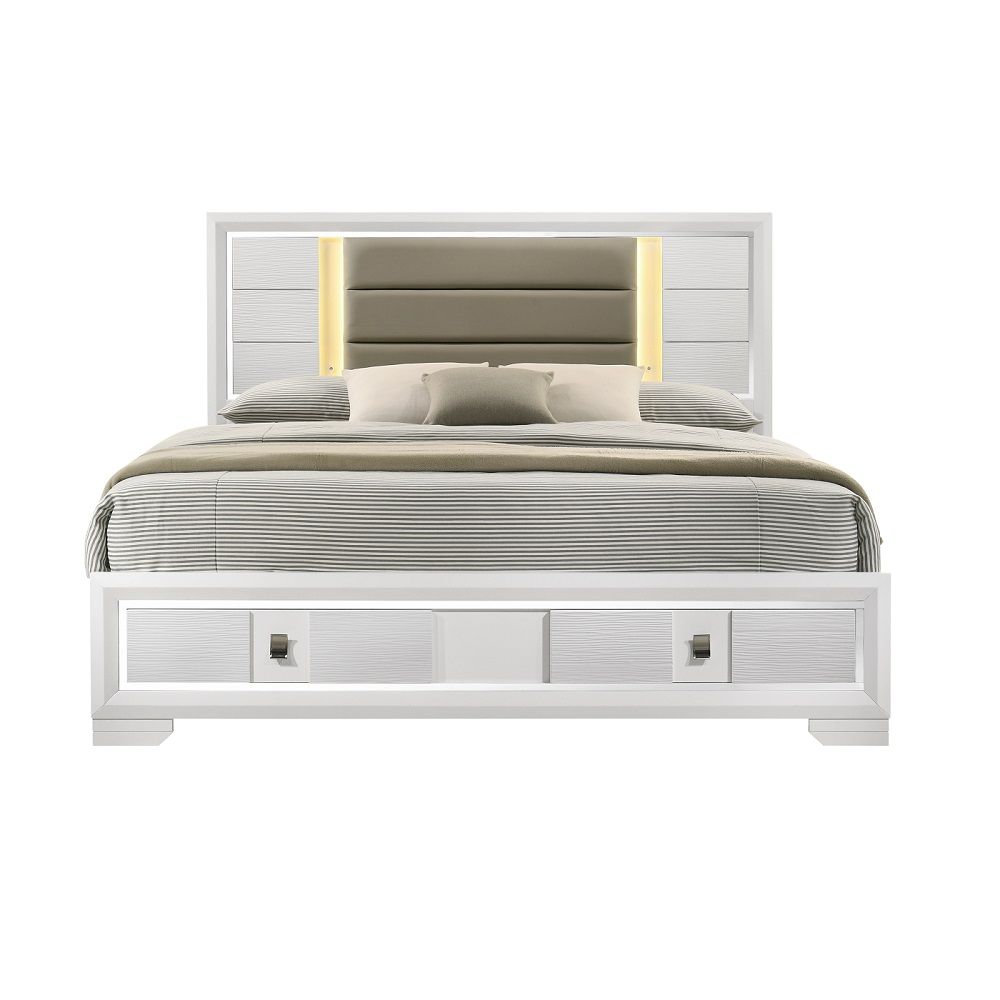 Elain - Bed With Led & Storage