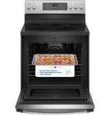 GE(R) 30" Free-Standing Electric Convection Range with No Preheat Air Fry - (JB735SPSS)