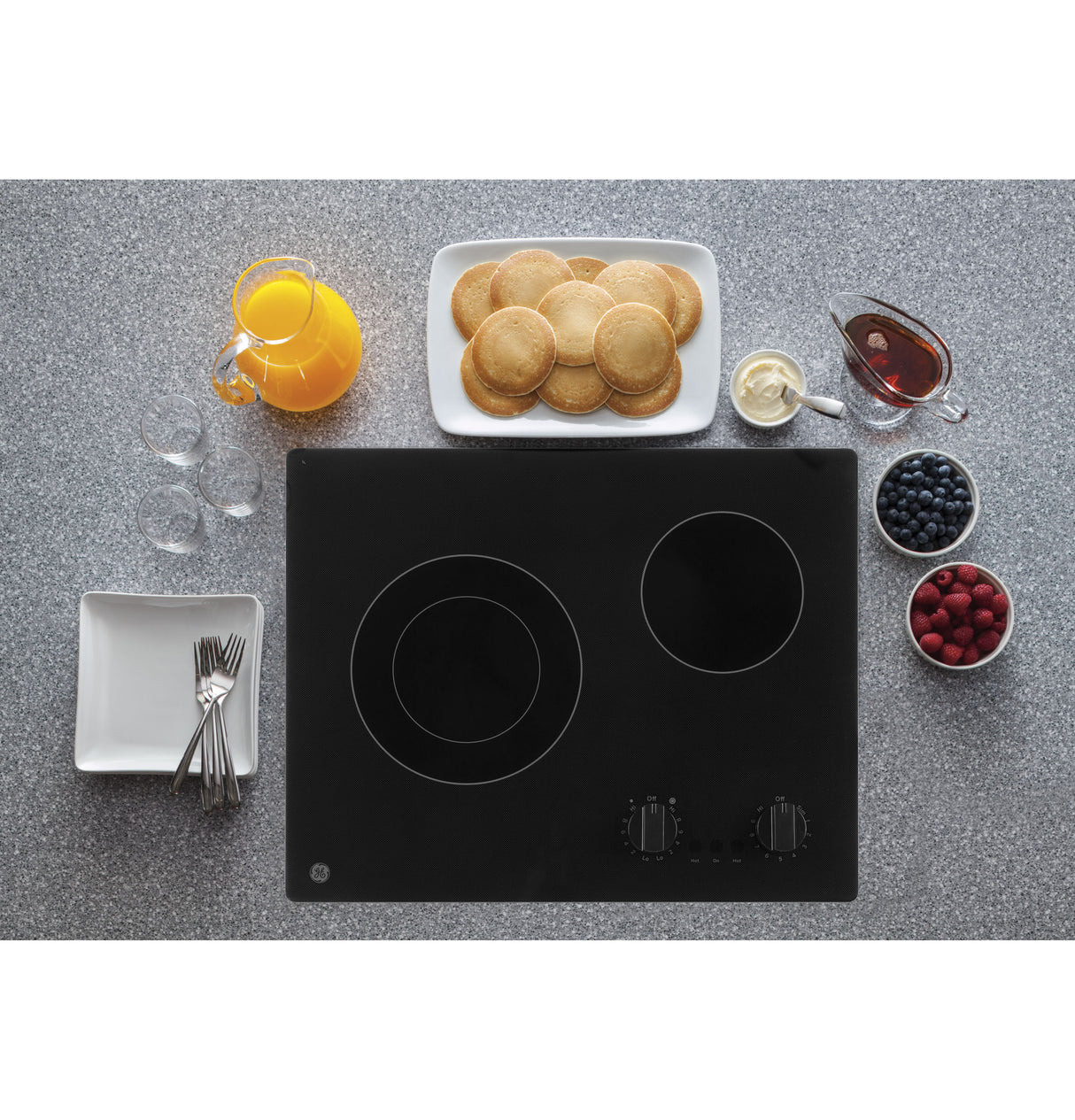 GE(R) 21" Electric Radiant Cooktop - (JP3021DPBB)