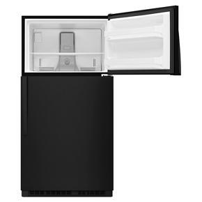 33" Wide Top Freezer Refrigerator - 20 Cubic Feet - Black