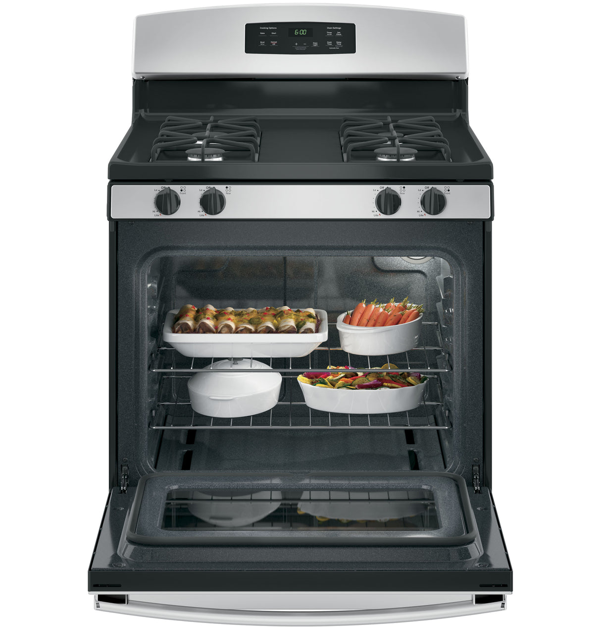 GE(R) 30" Free-Standing Gas Range - (JGBS60REKSS)