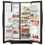 33" Wide Side-By-Side Refrigerator - 21 Cubic Feet