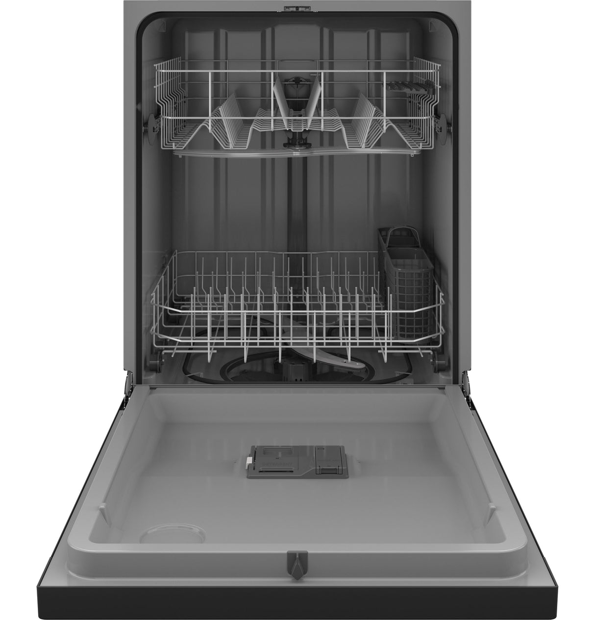 GE(R) ENERGY STAR(R) Dishwasher with Front Controls - (GDF535PGRBB)