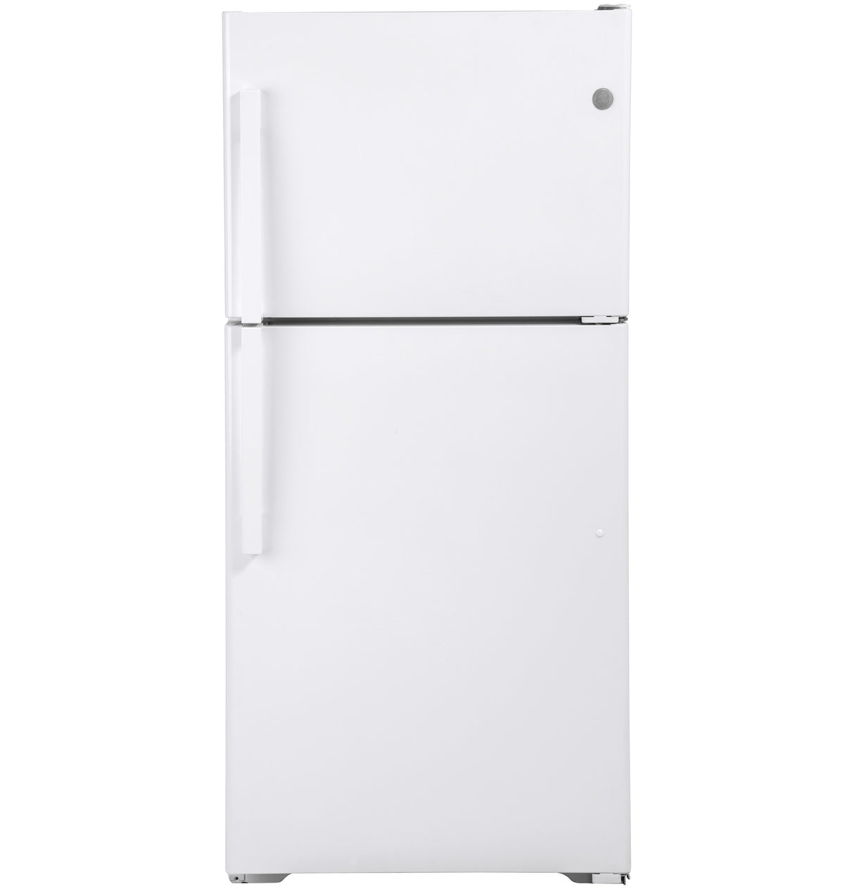 GE(R) ENERGY STAR(R) 19.2 Cu. Ft. Top-Freezer Refrigerator - (GTE19DTNRWW)