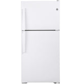 GE(R) ENERGY STAR(R) 19.2 Cu. Ft. Top-Freezer Refrigerator - (GTE19DTNRWW)