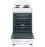 Hotpoint(R) 20" Electric Free-Standing Front-Control Electric Range - (RAS200DMWW)