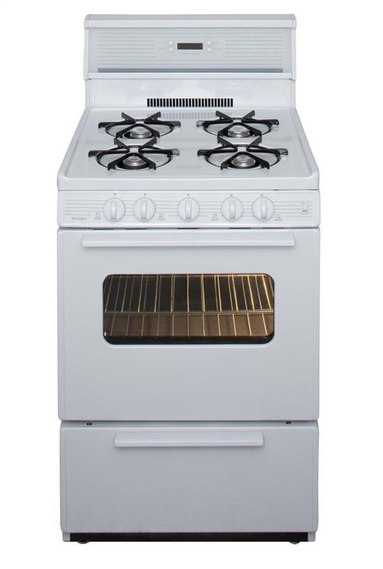 24 in. Freestanding Gas Range in White - (SCK240OP)