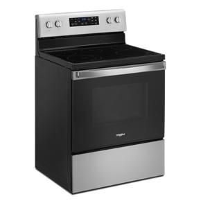 5.3 Cubic Feet Whirlpool Electric Range With Frozen Bake Technology - Fingerprint Resistant Stainless Steel - Pearl Silver