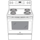 GE(R) 30" Free-Standing Electric Range - (JBS360RTSS)