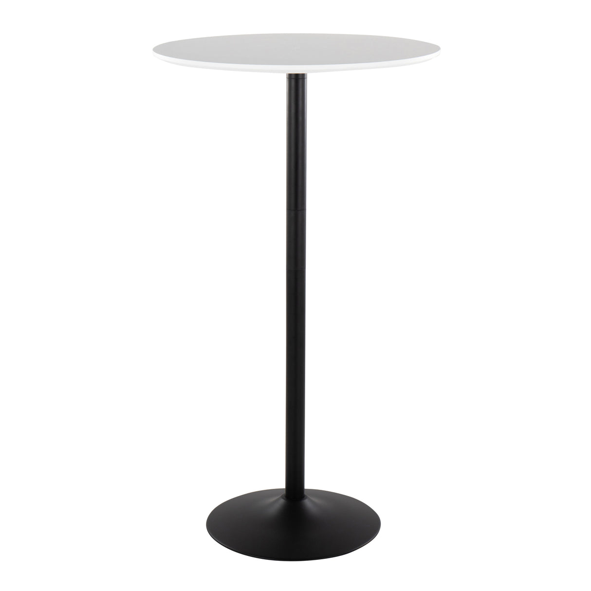 Pebble - Mid Century Modern Table Adjusts From Dining To Bar