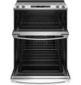 GE(R) 30" Slide-In Electric Convection Double Oven Range - (JSS86SPSS)