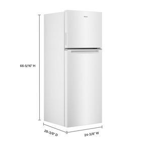 24" Wide Small Space Top-Freezer Refrigerator - 12.9 Cubic Feet - White