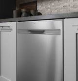 GE(R) ENERGY STAR(R) Fingerprint Resistant Top Control with Stainless Steel Interior Dishwasher with Sanitize Cycle & Dry Boost with Fan Assist - (GDP665SYNFS)