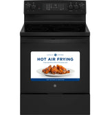 GE(R) 30" Free-Standing Electric Convection Range with No Preheat Air Fry - (JB735DPBB)