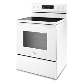 5.3 Cubic Feet Whirlpool Electric 5-in-1 Air Fry Oven - White