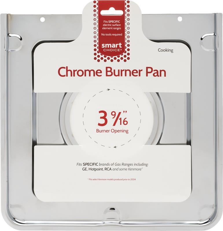 Square Chrome Burner Pan, Fits Specific - (ML304431027)