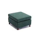 Single Movable Ottoman For Modular Sectional Sofa Couch Without Storage Function, Cushion Covers Removable And Washable