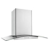 36" Modern Glass Wall Mount Range Hood