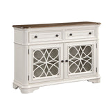 Florian - Server - Antique White & Oak