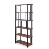 Sara - Bookshelf - Walnut & Sandy Black