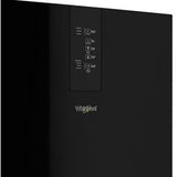 24" Wide Bottom-Freezer Refrigerator - 12.9 Cubic Feet - Black