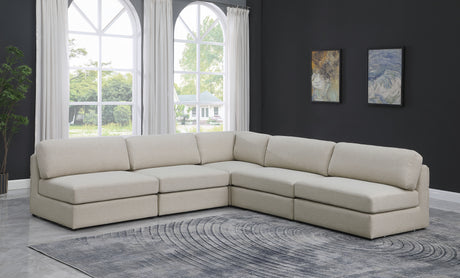 Beckham - Modular Sectional - Beige - Fabric