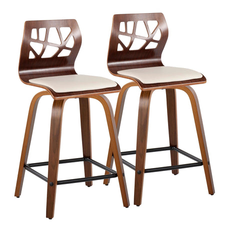 Folia - 24" Fixed-Height Counter Stool (Set of 2)