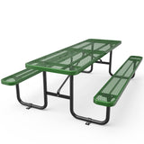 Expanded Metal Rectangular Picnic Table